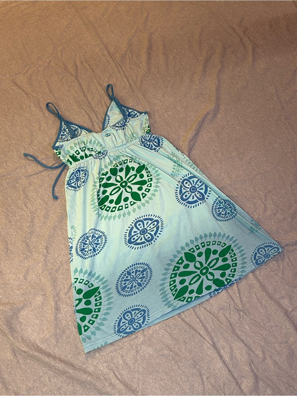 Billabong Y2K Mandala Boho Geometric Sun Dress Size M - Picture 5 of 14
